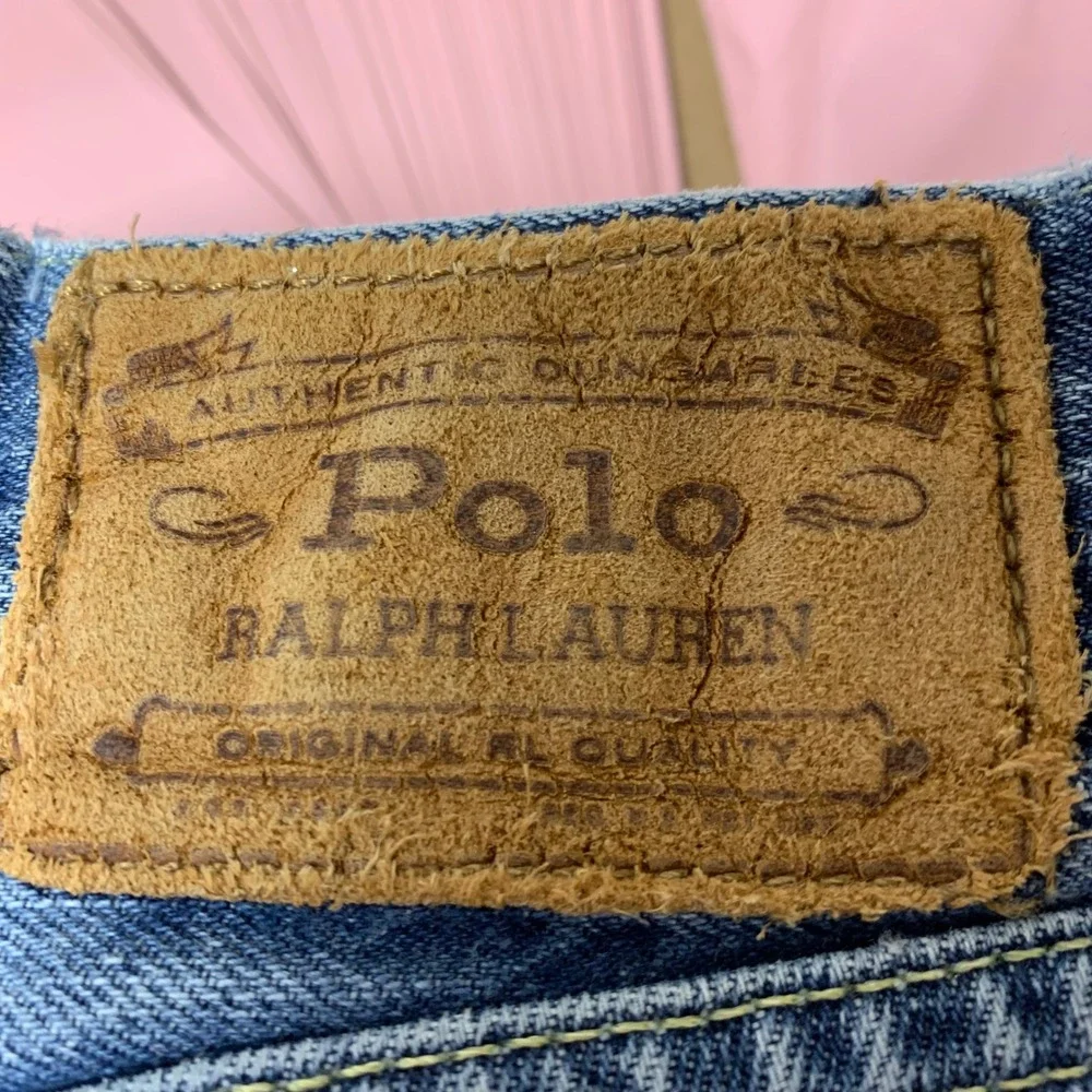 Polo Ralph Lauren Jeans Mens 36x30 Blue Good Authentic Dungarees Straight Leg